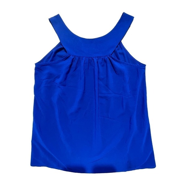 Women's Blue Rain Beaded neck line blue Blouse/Tank top. Size Small. - Picture 2 of 8